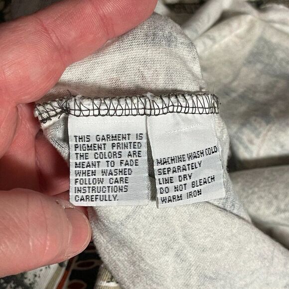 Vintage L.B. Polo Shirt Men's Large - Retro Pattern Short Sleeve Button-Up - Picture 11 of 11